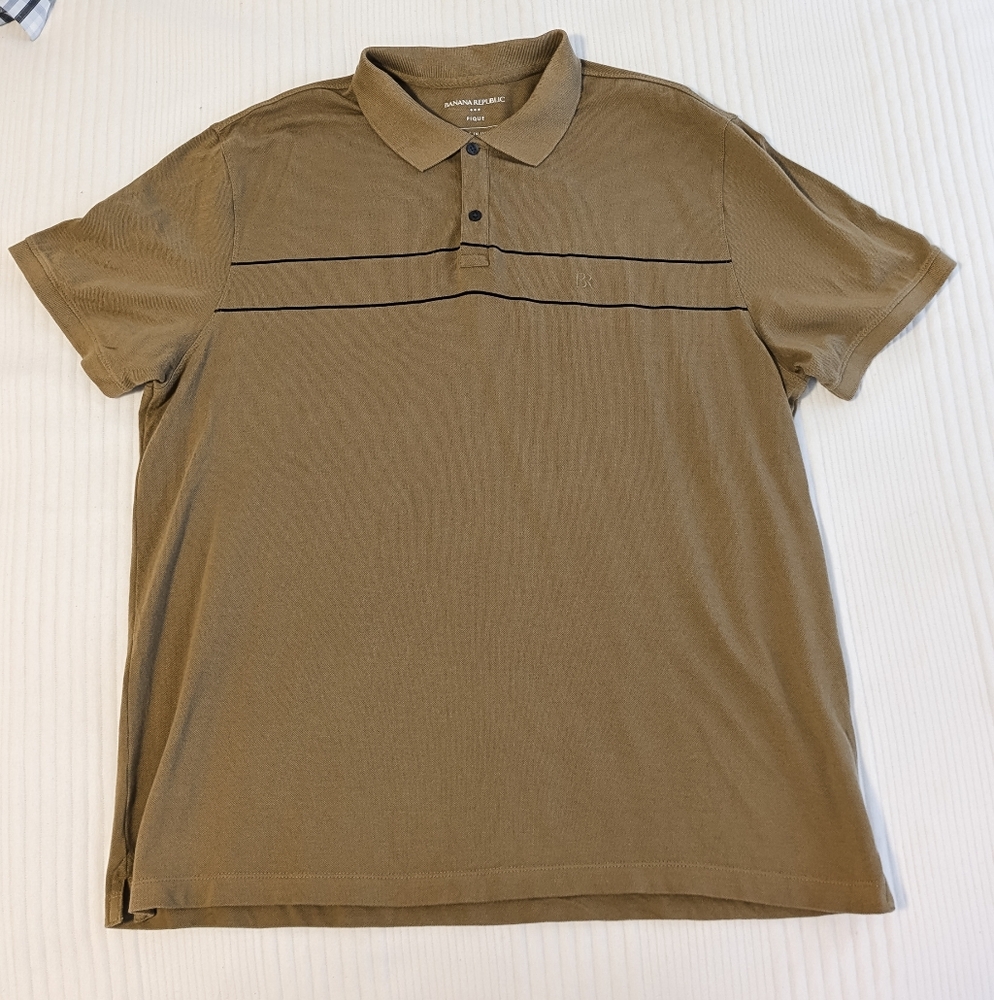 Banana Republic Brown Polo Shirt
